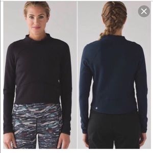 Lululemon Hill and Valley Mockneck